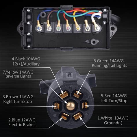 diy trailer junction box|7 terminal junction box.